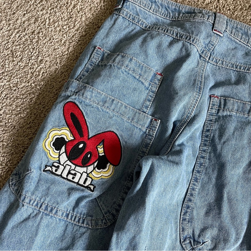 A.LAB Mega Rave Pixel Jeans - Picture 7 of 12